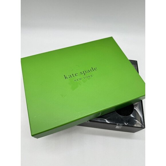 KATE SPADE metallic bow cuffed women's beanie winter hat + glove set -BLACK-2 PC - Picture 7 of 7